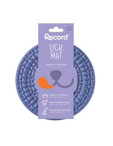 Tappetino lick mat rotondo per cani e gatti - Record