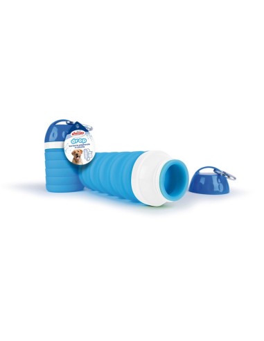 Dispenser di acqua e cibo 2in1 da viaggio 600 ml