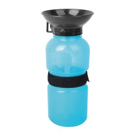 Borraccia portatile 500 ml River blu con ciotola integrata