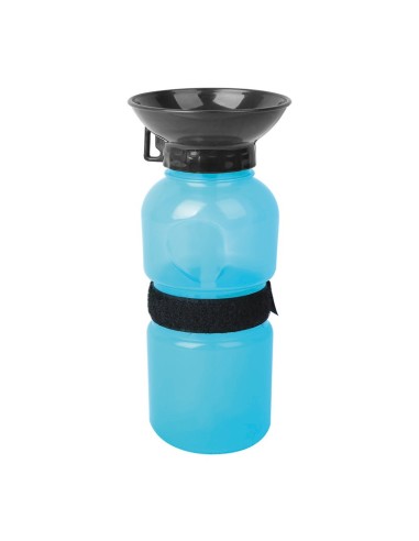 Borraccia portatile 500 ml River blu con ciotola integrata