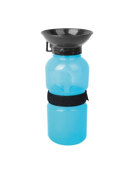 Borraccia portatile 500 ml River blu con ciotola integrata