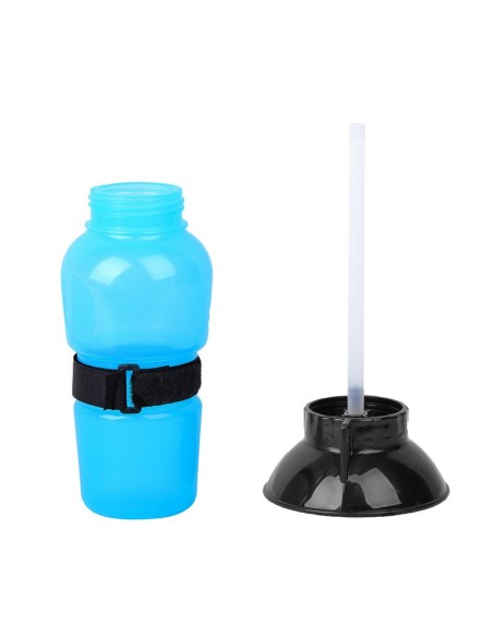 Borraccia portatile 500 ml River blu con ciotola integrata