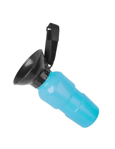 Borraccia portatile 500 ml River blu con ciotola integrata