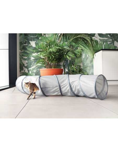 Tunnel a forma di S gioco per gatti 130 cm - Record