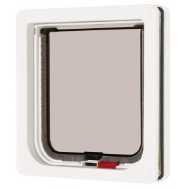 Porta con blocco Bianco- marrone Cat-mate