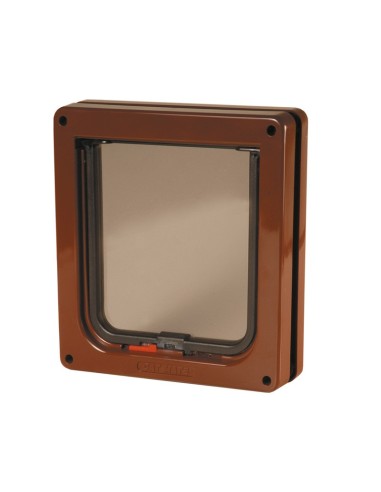 Porta con blocco Bianco- marrone Cat-mate