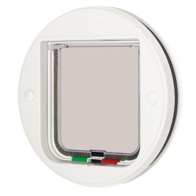 Porta tonda per vetro bianco Cat-mate
