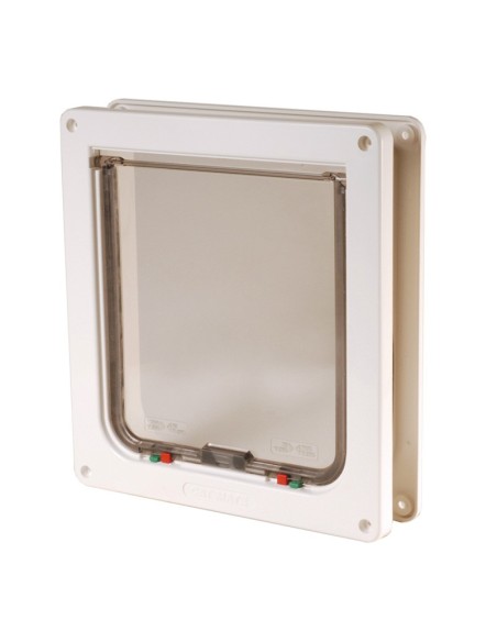 Cat-mate porta per gatti con blocco bianco- marrone