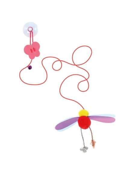 Window teaser cat toy Spring - Record