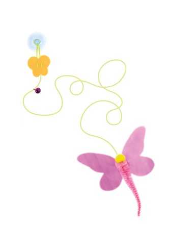 Window teaser cat toy Spring - Record