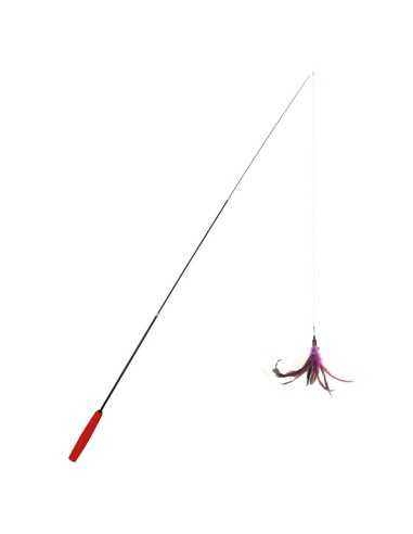 Extendable fishing rod cat teaser - Record