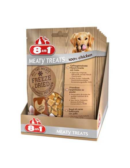 Freeze-dried snacks 8in1 Meaty Treats 6 pcs/pack. - 8in1