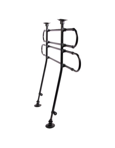 Divisorio auto a due barre in metallo per cani