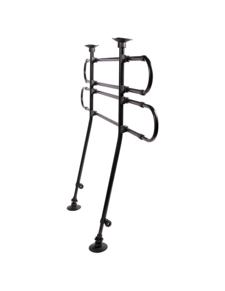 Divisorio auto a due barre in metallo per cani