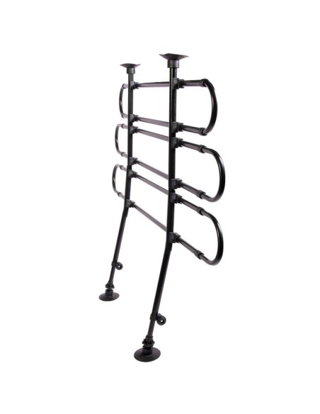 Divisorio auto a tre barre in metallo per cani