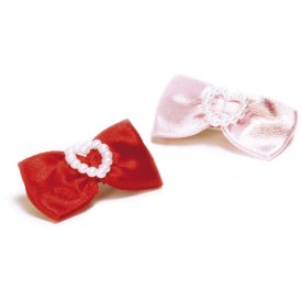 Fiocchi grandi scozzesi a fermaglio confezione 15 pcs.