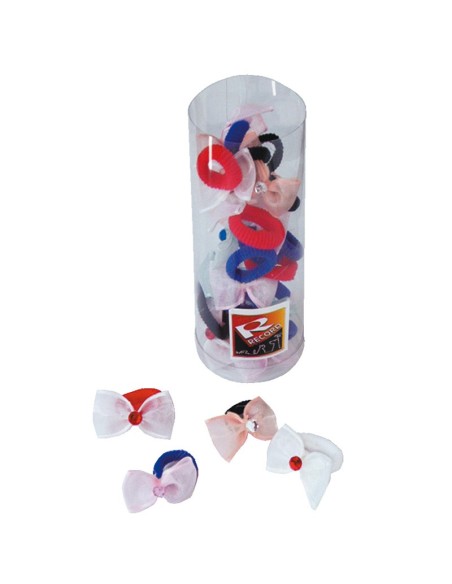 Fiocchi grandi scozzesi a fermaglio confezione 15 pcs.