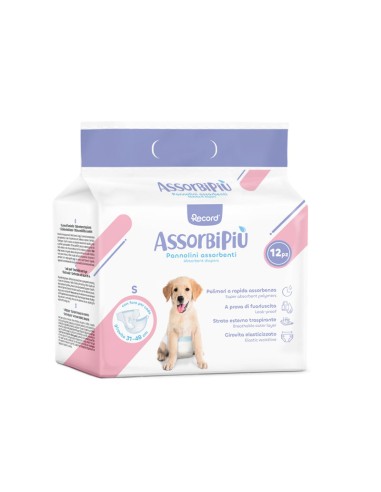 Pannolini assorbenti per cani con fascia elastica - Record