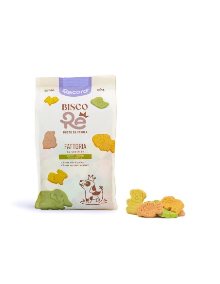 BiscoRe Fattoria mix vegetable dog biscuits - Record