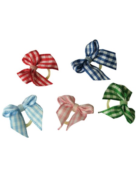 Fiocchi a cuore rosso con spugnetta colorata confezione 16 pcs