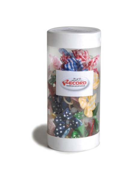 Fiocchi a cuore rosso con spugnetta colorata confezione 16 pcs