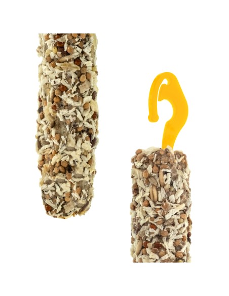 Natural sticks for parakeets and exotic birds with tropical fruit 85 g - Best Friend