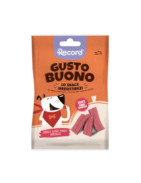 Strisce snack da masticare per cani 50 g - Record