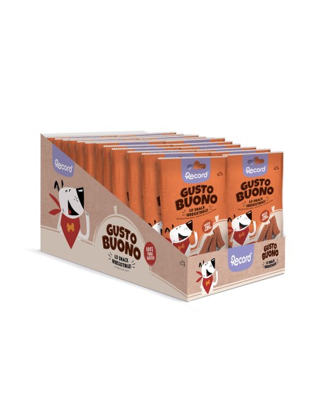 Strisce snack da masticare per cani 50 g - Record