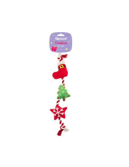 Gioco natalizio per cani peluche Trecce Natalizie - Record