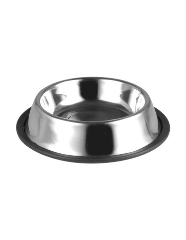 Ciotola in acciaio inox con base gommata antiscivolo