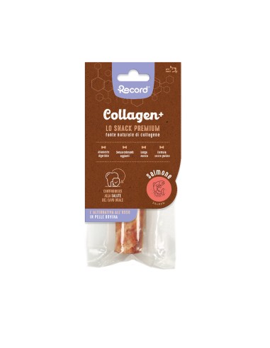 Salmon flavoured Tronchetti Collagen+ dog snacks - Record