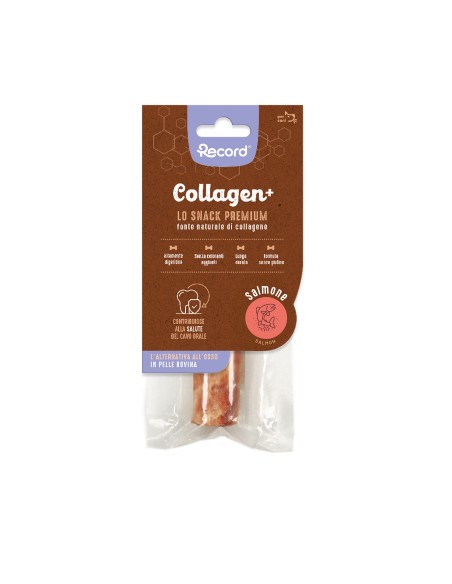 Salmon flavoured Tronchetti Collagen+ dog snacks - Record