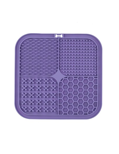 Square lick mat for dogs and cats - Record