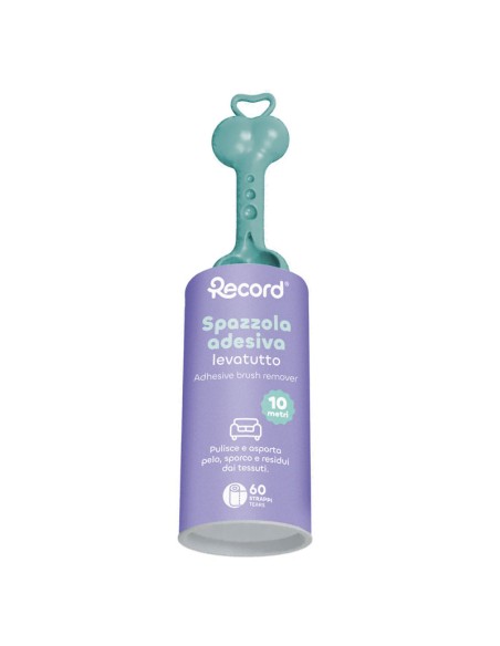 Adhesive roll brush for fabric removal - Record