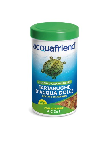 Mixed shrimps and flakes for freshwater turtles - Acquafriend