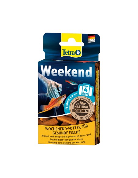 Weekend feed for tropical fish - Tetra