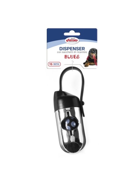 Dispenser sacchetti igienici per cani modello Blues
