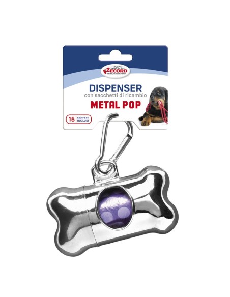 Dispenser sacchetti igienici per cani modello Pop