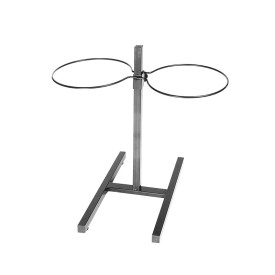 Supporto in metallo porta ciotole in acciaio inox, Regolabile in altezza