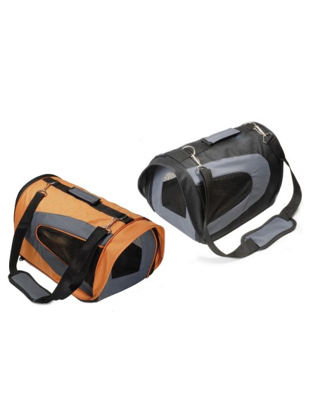 Trasportino Bicolor con guinzaglio e taschino in tessuto per cani e gatti