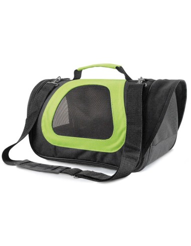 Trasportino Bicolor con guinzaglio e taschino in tessuto per cani e gatti