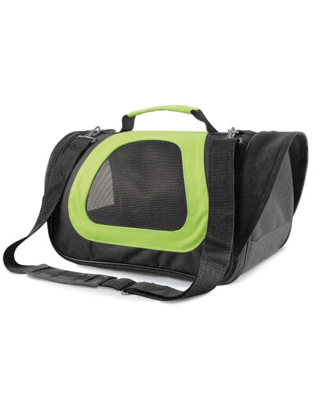 Trasportino Bicolor con guinzaglio e taschino in tessuto per cani e gatti