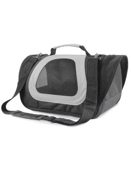 Trasportino Bicolor a trapezio in tessuto per cani e gatti