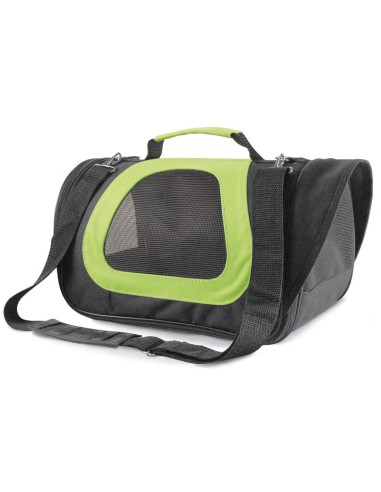 Trasportino Bicolor a trapezio in tessuto per cani e gatti