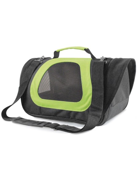 Trasportino Bicolor a trapezio in tessuto per cani e gatti