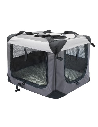 Gabbia water-resistant ripiegabile in tessuto per trasporto cani