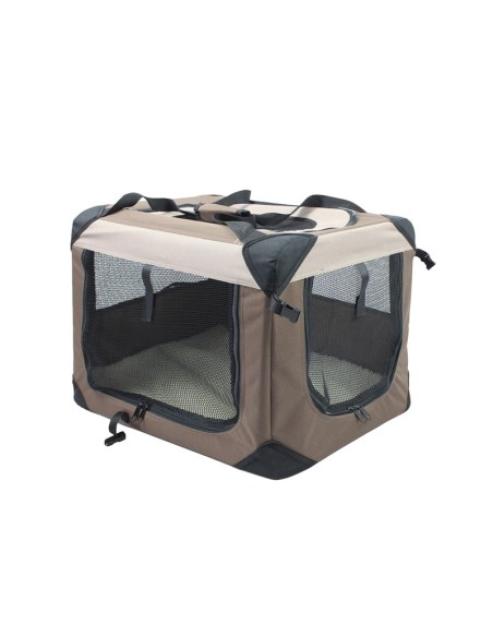 Gabbia water-resistant ripiegabile in tessuto per trasporto cani