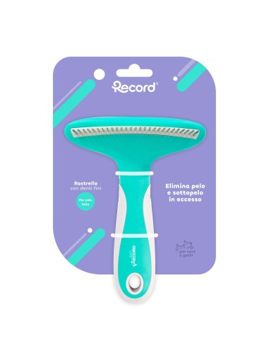 Rake with stainless steel tips for dogs and cats - Record