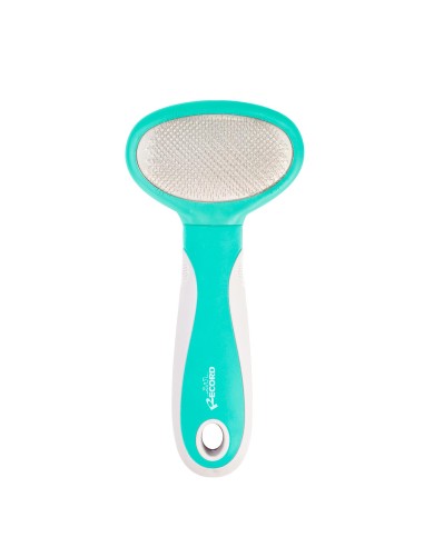 Slicker brush with stainless steel tips - Record