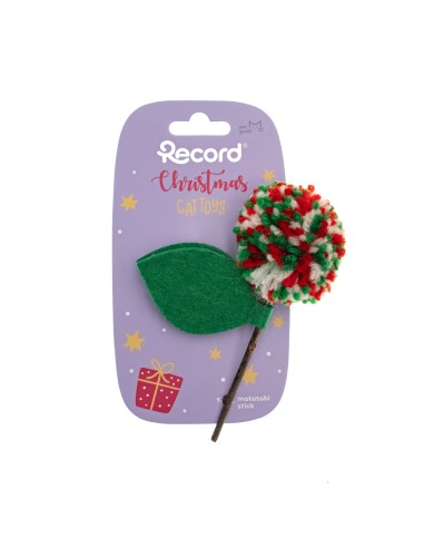 Christmas cat toys with plush and matatabi stick - Record